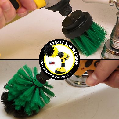 2 Piece Medium Stiffness Cleaning Brush Kit - Kitchen - Cabine - Counter - Linoleum