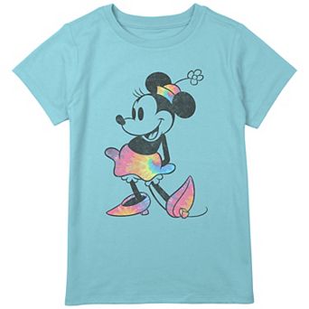 Disney's Minnie Mouse Tie Dye Ensemble Girls Plus Size Graphic Tee