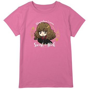 Girls Plus Size Harry Potter Hermione Granger Swish And Flick Graphic Tee