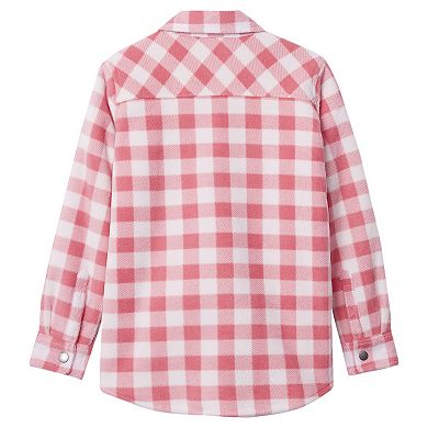 Kids 4-20 Lands' End Sherpa Lined Flannel Shacket