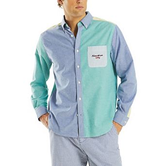 Men's Nautica Mixed Oxford Shirt