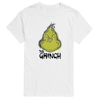 Big & Tall Dr. Seuss The Grinch Spray Paint Graphic Tee