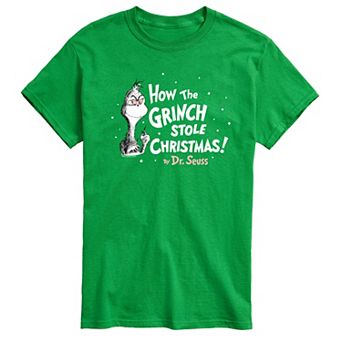 Big & Tall Dr. Seuss How The Grinch Stole Christmas Graphic Tee