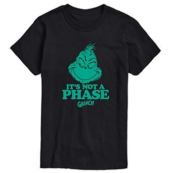 Big & Tall Dr. Seuss Grinch Its Not A Phase Graphic Tee