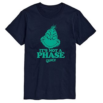Big & Tall Dr. Seuss Grinch Its Not A Phase Graphic Tee