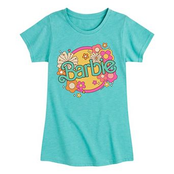 Girls 7-16 Barbie® Retro Floral Logo Graphic Tee