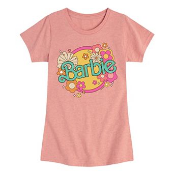 Girls 7-16 Barbie® Retro Floral Logo Graphic Tee
