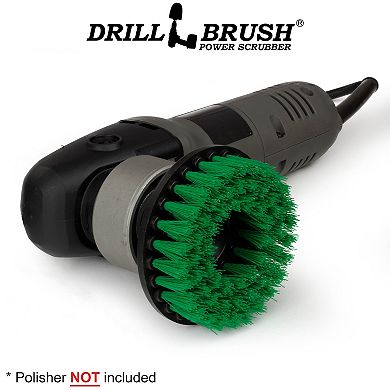 Construction Tools - Medium Scrub Brush - Threaded - 5/16 X 24 - Kitchen Cleaning Brush