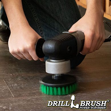 Construction Tools - Medium Scrub Brush - Threaded - 5/16 X 24 - Kitchen Cleaning Brush