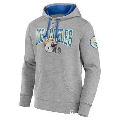Men's Fanatics Blue Los Angeles Chargers Label Maker Pullover Hoodie