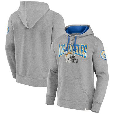 Men's Fanatics Blue Los Angeles Chargers Label Maker Pullover Hoodie