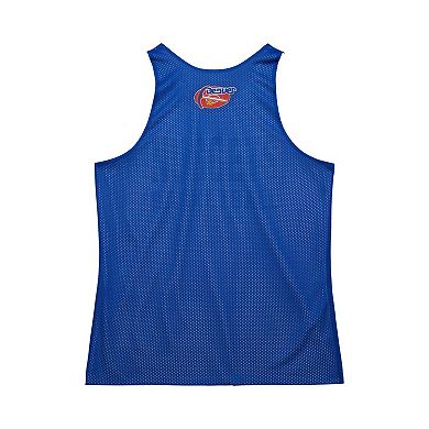 Men's Mitchell & Ness Royal/White Denver Nuggets Hardwood Classics Reversible Mesh Practice Jersey