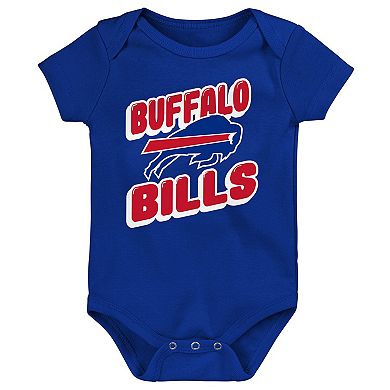 Infant Buffalo Bills Play Day Three-Pack Bodysuit Set