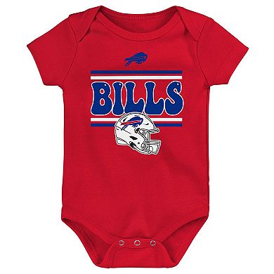Infant Buffalo Bills Play Day Three-Pack Bodysuit Set