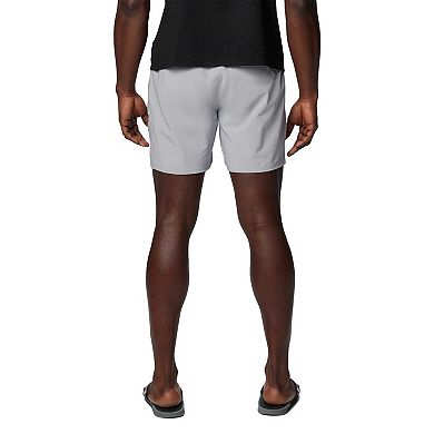 Men's Columbia Gray LSU Tigers PFG Terminal Roamer Omni-Shade Stretch Shorts