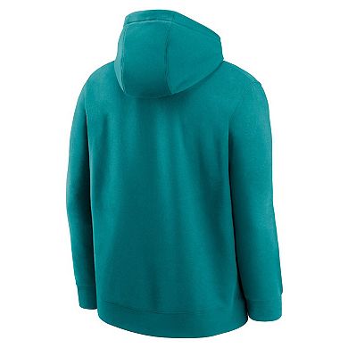 nike club hoodie aqua