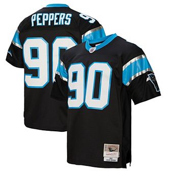 Men's Mitchell & Ness Julius Peppers Black Carolina Panthers Legacy Replica Jersey