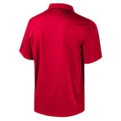 Men's Colosseum Scarlet Nebraska Huskers Strike Bowling Button-Up Shirt