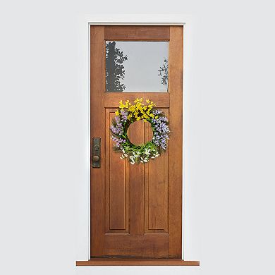 Colorblock Springtime Artificial Wreath