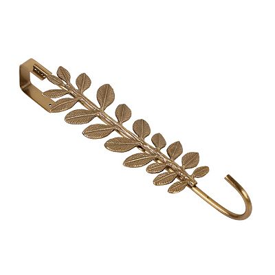 Brass Leaf Wreath Hanger