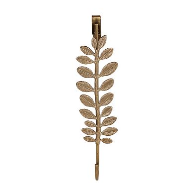 Brass Leaf Wreath Hanger