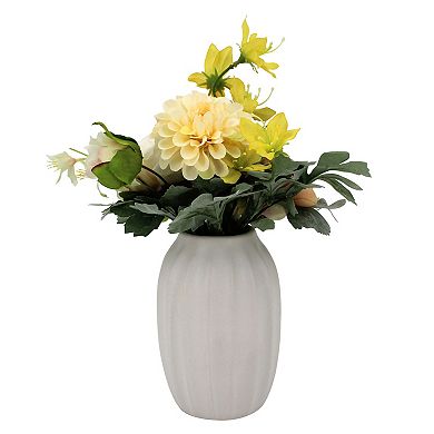 Artificial Mixed Roses Floral Arrangement Table Decor