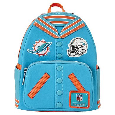 Loungefly Miami Dolphins Varsity Mini Backpack