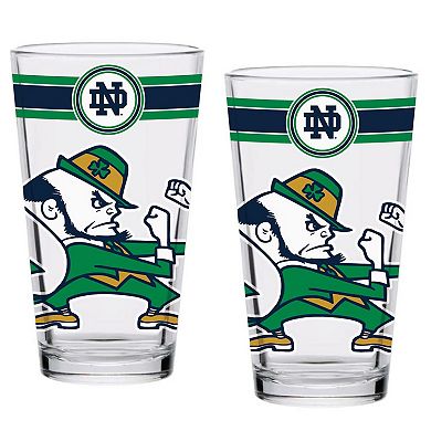 Notre Dame Fighting Irish 16oz. Classic Pint Glass Two-Pack