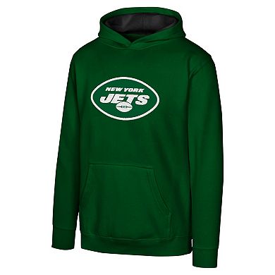 Youth Green New York Jets Prime Pullover Hoodie