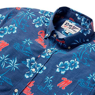 Men's Reyn Spooner Navy Ole Miss Rebels Classic Button-Up Shirt