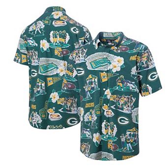 Men's Reyn Spooner Green Green Bay Packers Scenic Button-Down Shirt