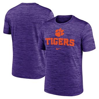 Men's Nike Purple Clemson Tigers Primetime Velocity T-Shirt