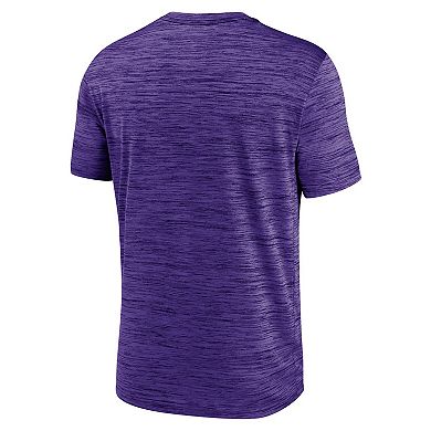 Men's Nike Purple Clemson Tigers Primetime Velocity T-Shirt