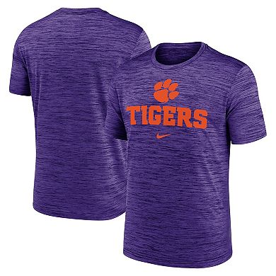 Men's Nike Purple Clemson Tigers Primetime Velocity T-Shirt