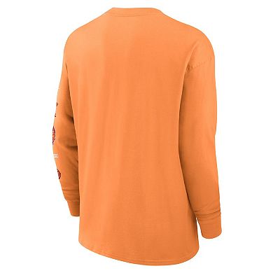 Men's Nike Orange Tampa Bay Buccaneers Rewind Heavy Max 90 Pocket Long Sleeve T-Shirt