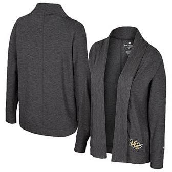 Women's Colosseum Charcoal UCF Knights��Dash Cardigan