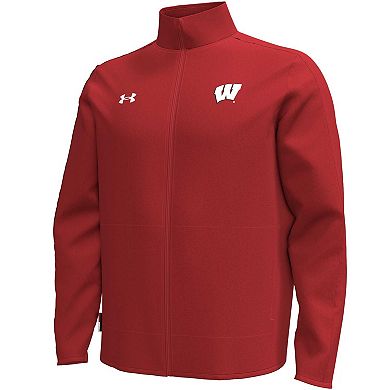 Men's Under Armour Red Wisconsin Badgers Command Full-Zip Jacket