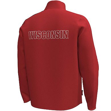 Men's Under Armour Red Wisconsin Badgers Command Full-Zip Jacket