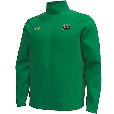 Men's Under Armour Green Notre Dame Fighting Irish Command Full-Zip Jacket