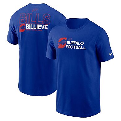 Men's Nike Royal Buffalo Bills Outline T-Shirt