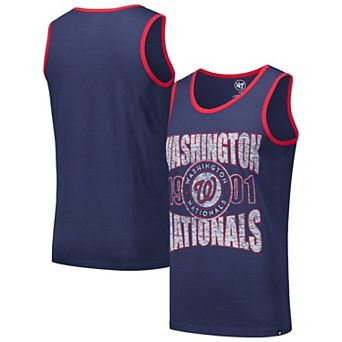 Men's '47 Navy Washington Nationals Upload Franklin Tank Top