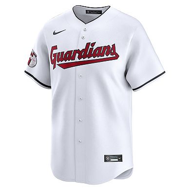 Men's Nike Bo Naylor White Cleveland Guardians Home Limited Player Jersey