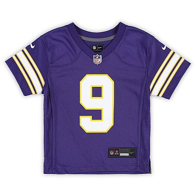 Preschool Nike J.J. McCarthy Purple Minnesota Vikings Classic Player Game Jersey