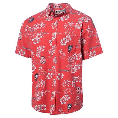 Men's Reyn Spooner Scarlet Ohio State Buckeyes Classic Button-Up Shirt