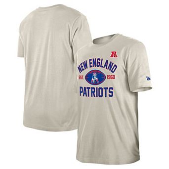 Men's New Era Tan New England Patriots 3rd Down Retro Logo T-Shirt