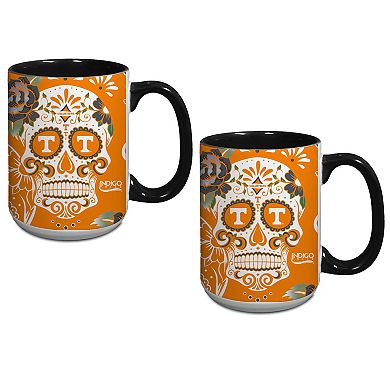 Tennessee Volunteers Two-Pack Dia De Los Muertos Mug Set