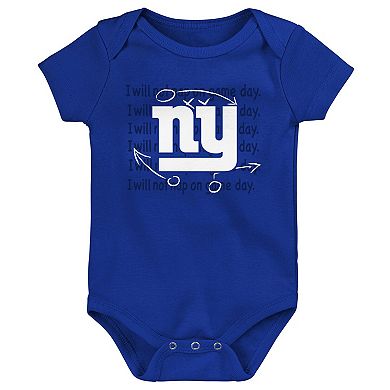 Newborn & Infant New York Giants Team Starter 3-Pack Bodysuit Set