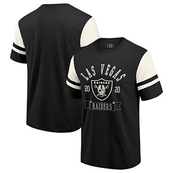 Men's Darius Rucker Collection by Fanatics Black Las Vegas Raiders Football T-Shirt