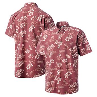 Men's Reyn Spooner Garnet Florida State Seminoles Classic Button-Up Shirt
