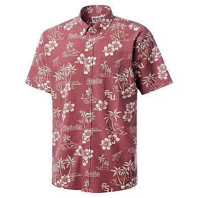 Men's Reyn Spooner Garnet Florida State Seminoles Classic Button-Up Shirt